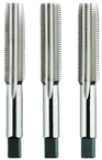 1-8 H4 4-Flute High Speed Steel Hand Tap Set-Bright - Industrial Tool & Supply