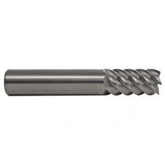 4.5mm TuffCut SS 6 Fl High Helix Non-Center Cutting End Mill - Industrial Tool & Supply