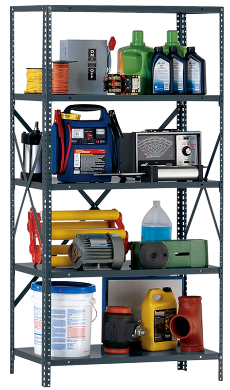 48 x 12 x 85'' (5 Shelves) - Open Style Add-On Shelving Unit - Industrial Tool & Supply