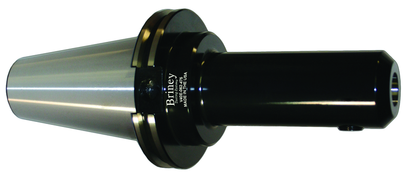 3/4 CAT40 Tru Position - Eccentric Bore Side Lock Adapter with a 4-3/4 Gage Length with Surround Coolant - Industrial Tool & Supply
