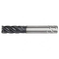 3/4x3/4x1-1/2x3-1/4x5-1/2 .030R 5FL Carbide End Mill-Weldon Shank-AlTiN - Industrial Tool & Supply