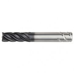 3/4x3/4x1-1/2x4 .120R 5FL Carbide End Mill-Weldon Shank-AlTiN - Industrial Tool & Supply