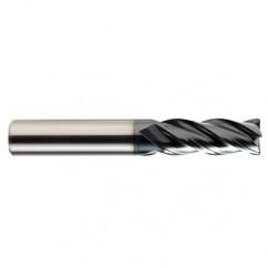1/2 x 1/2 x 5/8 x 2-1/2 4Fl .030 C/R Carbide End Mill - TiALN - Industrial Tool & Supply