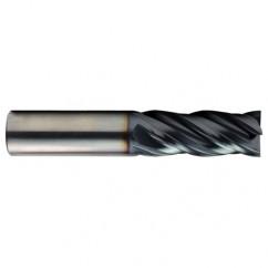 1/2 x 1/2 x 5/8 x 2-1/2 4Fl  Square Carbide End Mill - TiALN - Industrial Tool & Supply