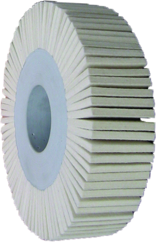 6 x 1 x 1" - Soft - Felt Polishing Flap Wheel - Industrial Tool & Supply