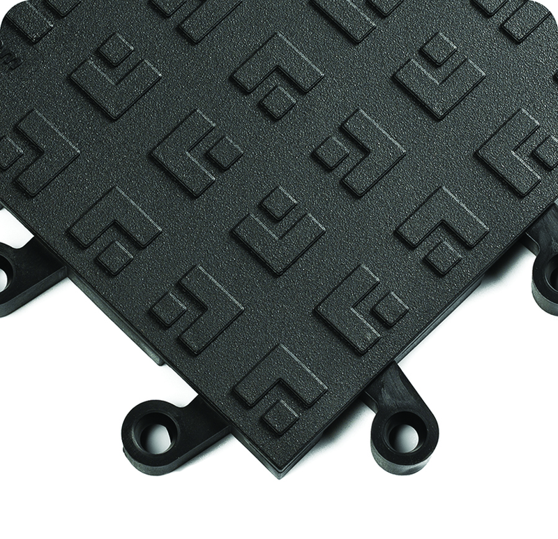 ErgoDeck Heavy Duty Solid ErgonomicÂ 18" x 18" x 7/8" Thick (Black) - Industrial Tool & Supply