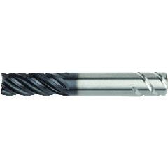3/16x3/16x3/4x2-1/2 .015R 5FL Carbide End Mill-Round Shank-AlTiN - Industrial Tool & Supply