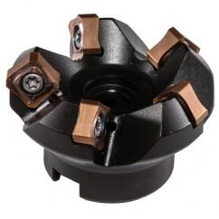 6" Dia. Face Mill - Uses SNMX 1205 Inserts - Industrial Tool & Supply