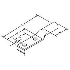 31178 COPPER TWO HOLE LONG BARREL - Industrial Tool & Supply