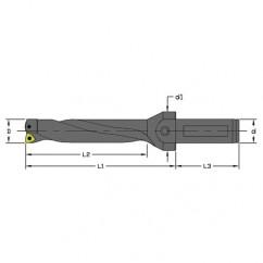 UD-1500-4D-125 - 1.5" Dia - Indexable Drill - Coolant Thru - Industrial Tool & Supply