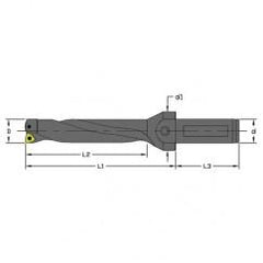 UD-1250-4D-125 - 1.25" Dia - Indexable Drill - Coolant Thru - Industrial Tool & Supply