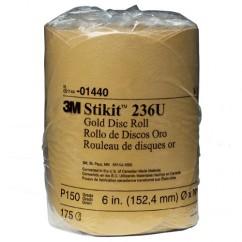 6 - P150 Grit - 236U Disc Roll - Industrial Tool & Supply