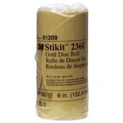 6 - P180 Grit - 216U Disc Roll - Industrial Tool & Supply