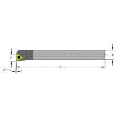 M-E16R STUCR11 Solid Carbide Boring Bar w/Coolant - Industrial Tool & Supply
