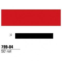 1/4X50' REFLECT STRIPING TAPE RED - Industrial Tool & Supply