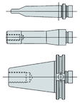 R8 x 7/8-20 Thread Tapping Attachment Shank - Industrial Tool & Supply