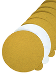 5" x No Hole - 60 Grit - Disc with Tab Gold - Industrial Tool & Supply