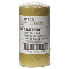 6 - P150 Grit - 216U Disc Roll - Industrial Tool & Supply