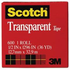 1X2592" TRANSPARENT TAPE 600-72 - Industrial Tool & Supply
